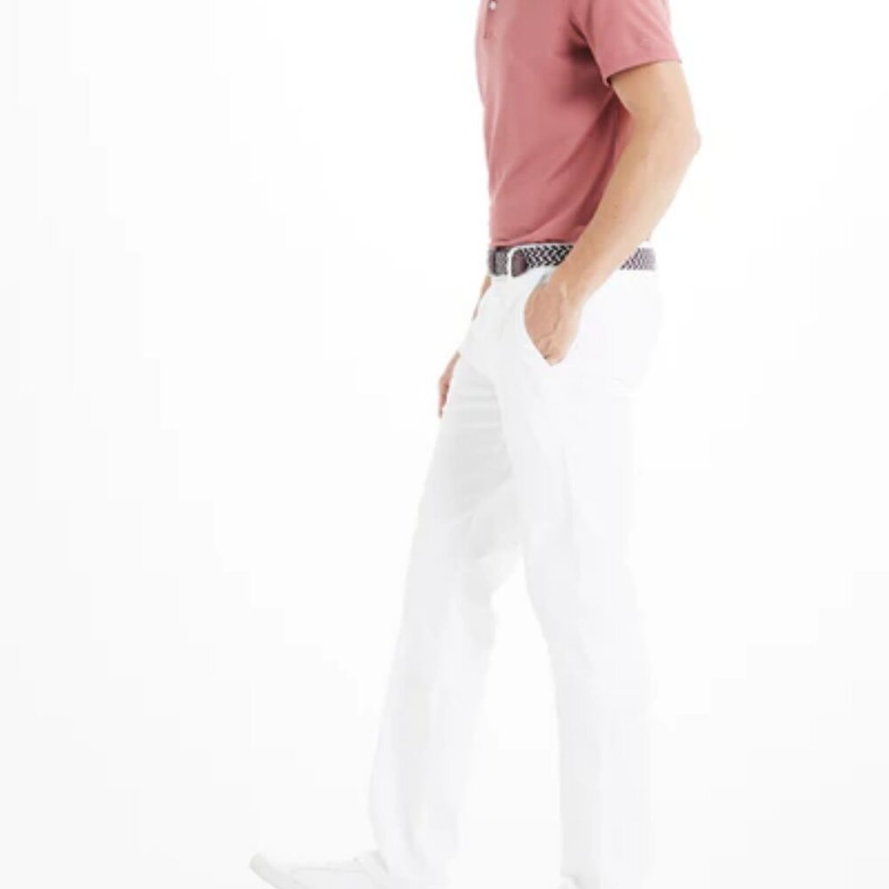 AG Green Label The Andrew Men's Bright White Trouser Pants - Size 32 - Picture 3 of 4